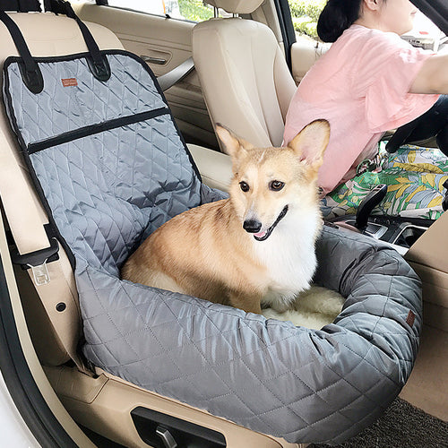 Luxury Waterproof Dog Car Bed with Thick Cushion | Paw Central