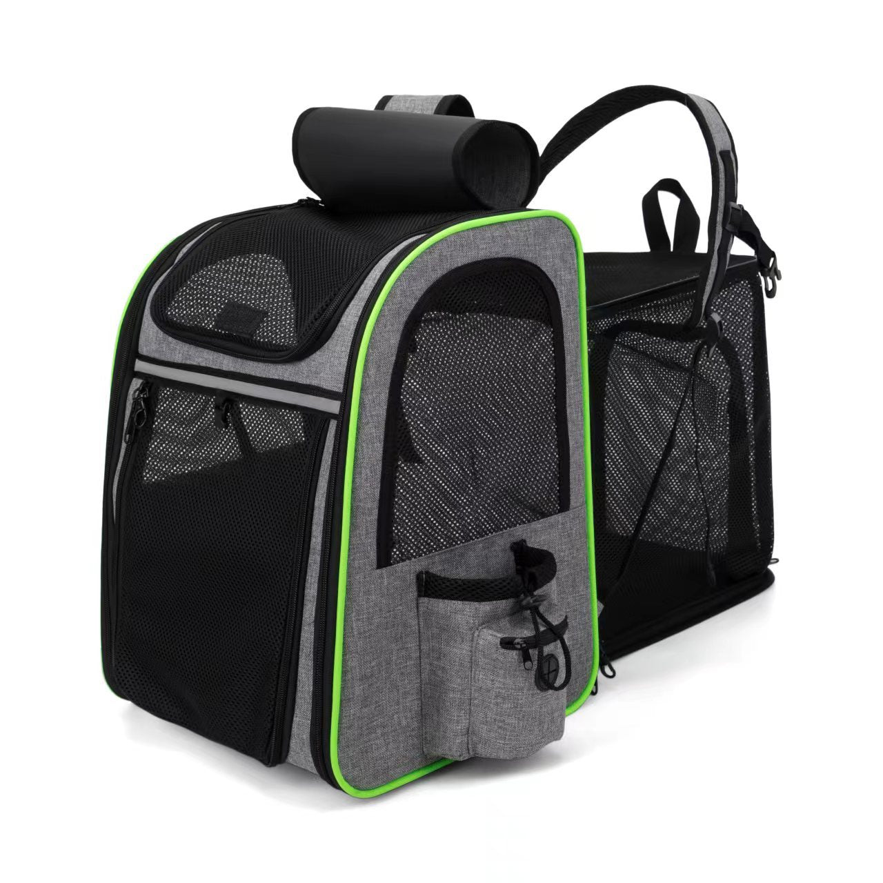 Expandable Pet Backpack Carrier – Foldable Travel Backpack for Dogs