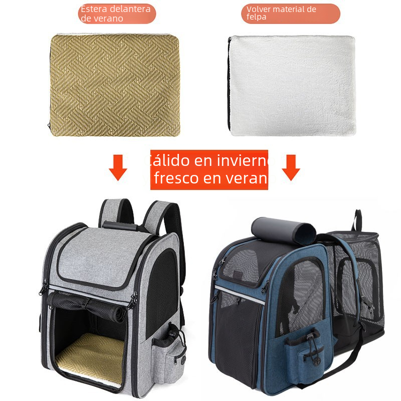 Expandable Pet Backpack Carrier – Foldable Travel Backpack for Dogs