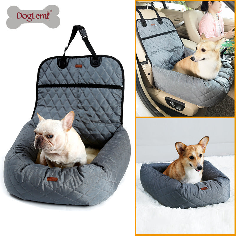 Luxury Waterproof Dog Car Bed with Thick Cushion | Paw Central