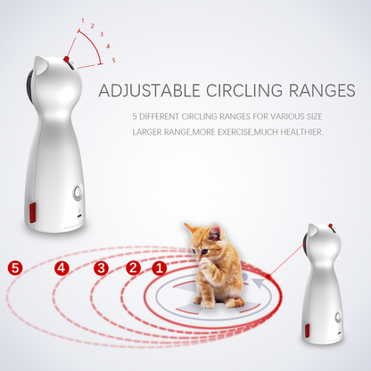 Interactive Automatic Cat Laser Toy | Smart Motion-Activated Cat Teaser
