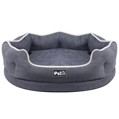 Luxury Memory Foam Dog Bed – Washable Plush Pet Sofa