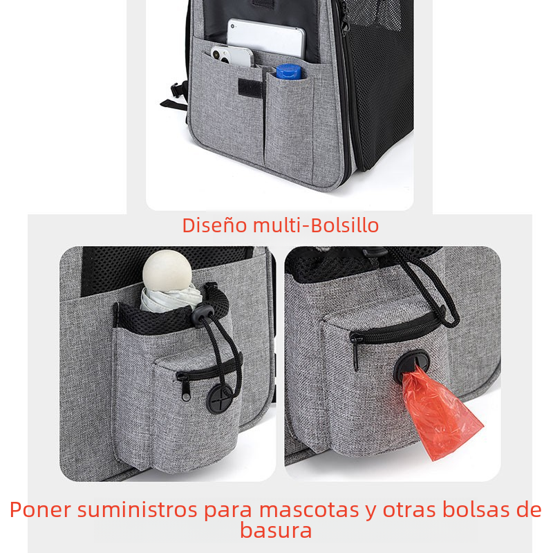 Expandable Pet Backpack Carrier – Foldable Travel Backpack for Dogs