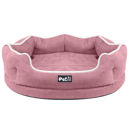 Luxury Memory Foam Dog Bed – Washable Plush Pet Sofa