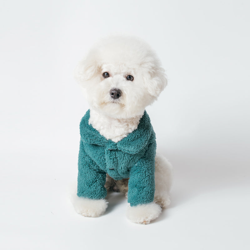 Premium Flannel Fleece Dog Hoodie | Warm Cotton Jacket for Small Dogs