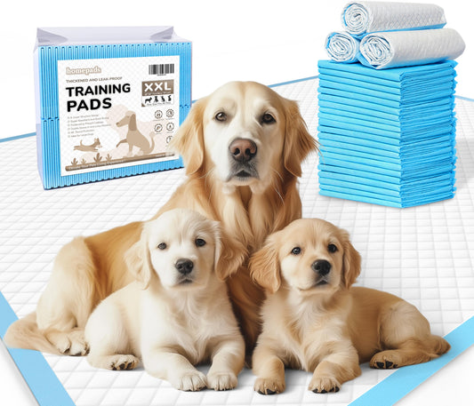 Paw Central Puppy Pads XL Pee Pads for Dogs 28"x34" Pack of 30 homepads Puppy Pee Pads for Dogs Disposable Potty Training Pads New Leak-Proof Quick-Dry Design Pads for Dogs Cats Pets