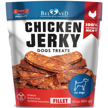Premium Chicken Jerky Dog Treats – 1.5 lb