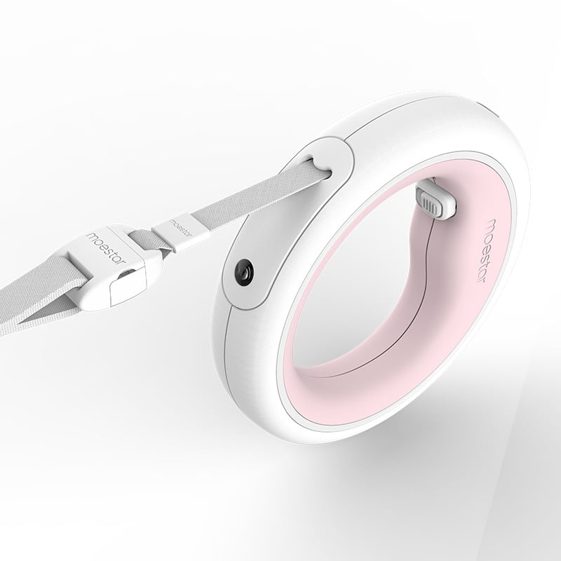 LED Retractable Dog Leash – Rechargeable Night Walking Leash