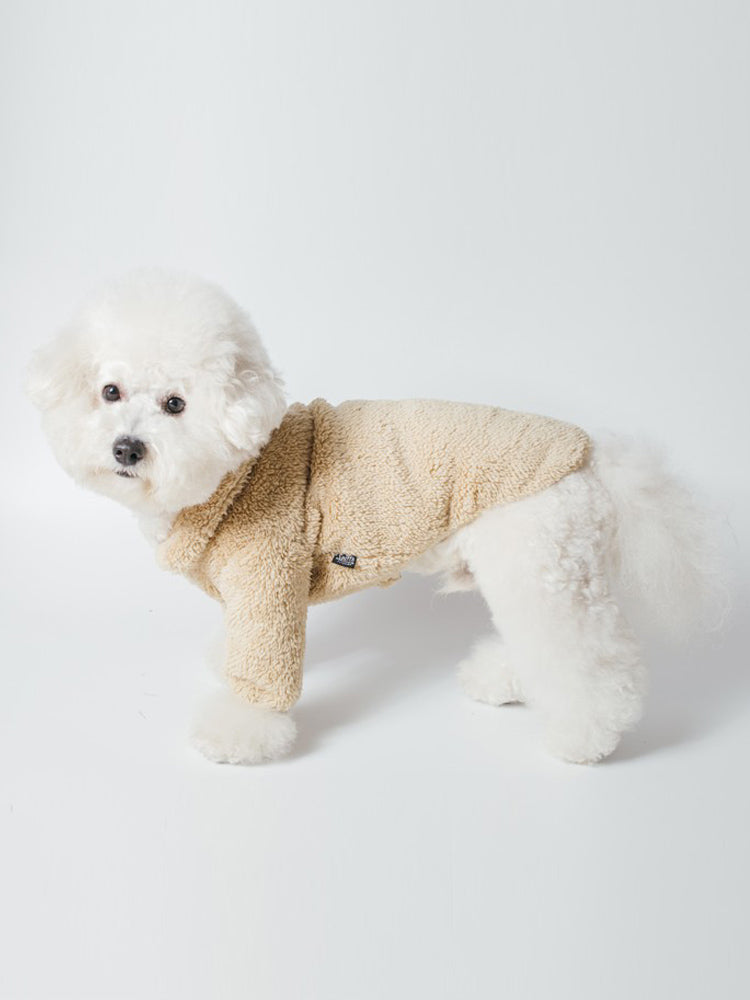 Premium Flannel Fleece Dog Hoodie | Warm Cotton Jacket for Small Dogs