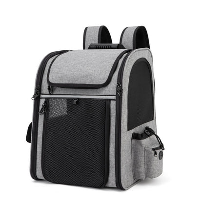 Expandable Pet Backpack Carrier – Foldable Travel Backpack for Dogs
