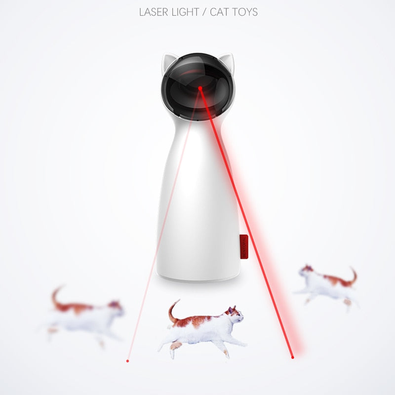 Interactive Automatic Cat Laser Toy | Smart Motion-Activated Cat Teaser