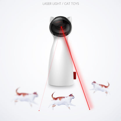 Interactive Automatic Cat Laser Toy | Smart Motion-Activated Cat Teaser