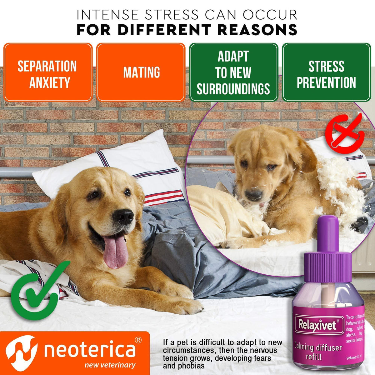 Dog Calming Diffuser Kit – Helps Reduce Stress & Separation Anxiety
