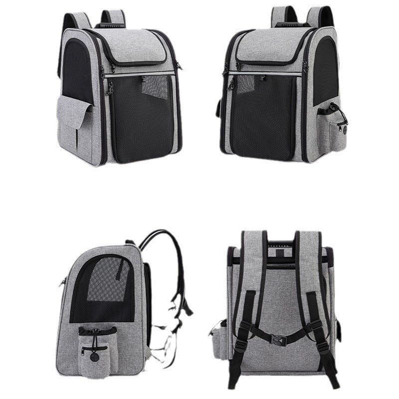 Expandable Pet Backpack Carrier – Foldable Travel Backpack for Dogs