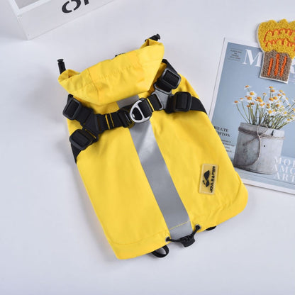 Waterproof Dog - Cat Raincoat with Reflective Hood